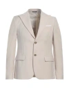 Grey Daniele Alessandrini Man Blazer Beige Size 40 Polyester, Viscose, Elastane In Neutral