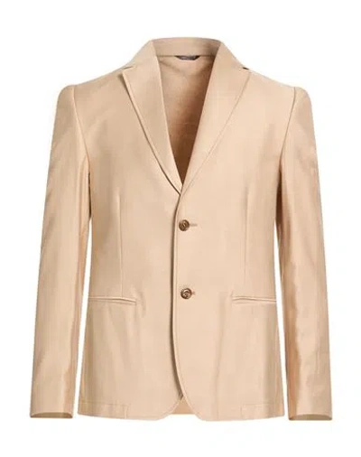 Grey Daniele Alessandrini Man Blazer Beige Size 40 Viscose, Polyester In Neutral