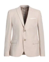 Grey Daniele Alessandrini Man Blazer Beige Size 42 Polyester, Viscose, Elastane In Beige