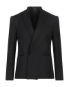 Grey Daniele Alessandrini Man Blazer Black Size 38 Polyester, Viscose, Elastane
