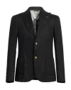 Grey Daniele Alessandrini Man Blazer Black Size 40 Linen