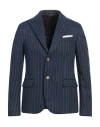 Grey Daniele Alessandrini Man Blazer Blue Size 38 Polyester, Viscose, Elastane