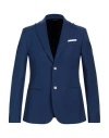 Grey Daniele Alessandrini Man Blazer Blue Size 40 Polyester, Viscose, Elastane