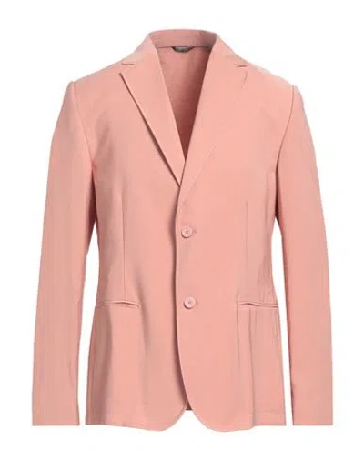 Grey Daniele Alessandrini Man Blazer Blush Size 40 Viscose, Polyester In Pink