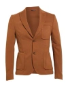 Grey Daniele Alessandrini Man Blazer Camel Size 34 Cotton, Polyamide, Elastane In Nude