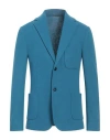 Grey Daniele Alessandrini Man Blazer Deep Jade Size 40 Polyester, Acrylic, Viscose In Green