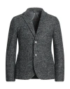 Grey Daniele Alessandrini Man Blazer Grey Size 38 Polyester, Wool, Acrylic, Viscose In Grey