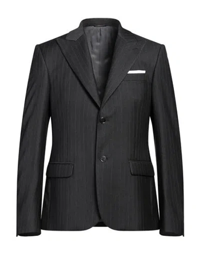 Grey Daniele Alessandrini Man Blazer Grey Size 40 Polyester, Viscose