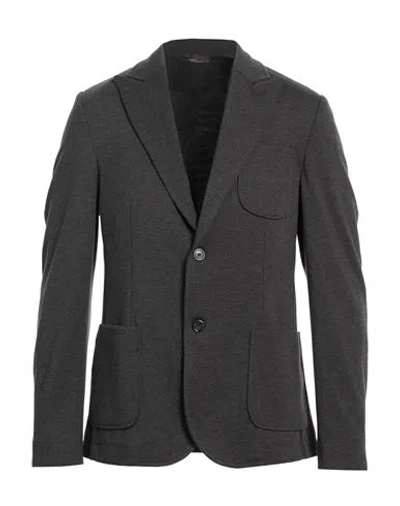 Grey Daniele Alessandrini Man Blazer Grey Size 40 Polyester, Viscose, Elastane