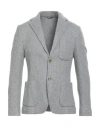 Grey Daniele Alessandrini Man Blazer Grey Size 40 Viscose, Polyester, Polyamide