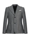 Grey Daniele Alessandrini Man Blazer Grey Size 42 Wool, Polyester, Polyamide In Multi