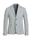 Grey Daniele Alessandrini Man Blazer Light Grey Size 38 Polyester, Viscose, Elastane In Gray