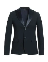 Grey Daniele Alessandrini Man Blazer Midnight Blue Size 36 Polyester, Viscose, Elastane In Blue