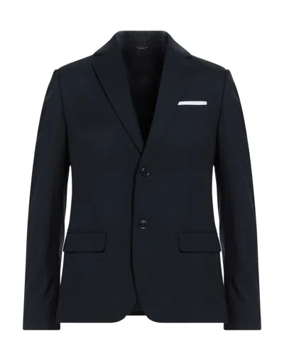 Grey Daniele Alessandrini Suit Jackets In Blue