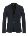 Grey Daniele Alessandrini Man Blazer Midnight Blue Size 38 Polyester, Viscose, Elastane