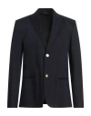 Grey Daniele Alessandrini Man Blazer Midnight Blue Size 44 Cotton, Elastane