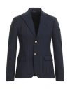 Grey Daniele Alessandrini Man Blazer Midnight Blue Size 46 Wool, Polyester, Elastane In Blue