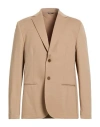 Grey Daniele Alessandrini Man Blazer Sand Size 44 Cotton, Polyamide, Elastane In Multi