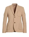 Grey Daniele Alessandrini Man Blazer Sand Size 44 Cotton, Polyamide, Elastane In Brown