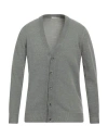 Grey Daniele Alessandrini Man Cardigan Grey Size 44 Wool, Polyamide In Grey