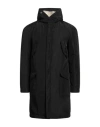 Grey Daniele Alessandrini Man Coat Black Size 44 Polyester