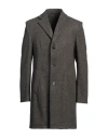 Grey Daniele Alessandrini Man Coat Grey Size 36 Polyester, Acrylic, Wool In Gray