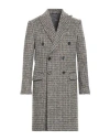 Grey Daniele Alessandrini Man Coat Grey Size 40 Polyester In Grey
