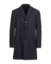 Grey Daniele Alessandrini Man Coat Navy Size 44 Polyester, Acrylic, Wool