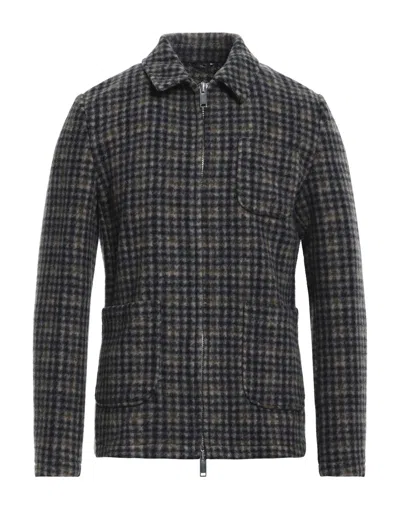 Grey Daniele Alessandrini Jackets In Blue