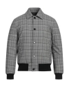 Grey Daniele Alessandrini Man Jacket Charcoal Size 38 Polyester, Viscose, Elastane In Gray