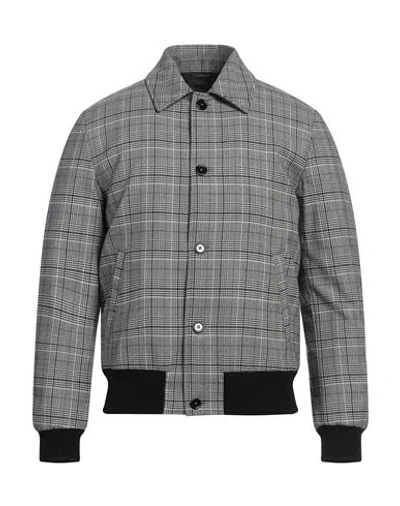 Grey Daniele Alessandrini Man Jacket Charcoal Size 38 Polyester, Viscose, Elastane In Gray
