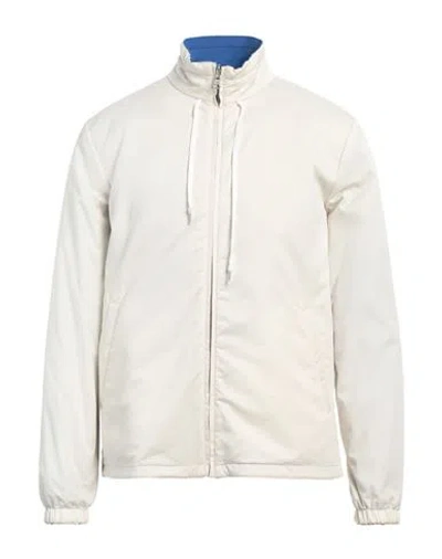 Grey Daniele Alessandrini Man Jacket Off White Size 38 Cotton, Polyamide, Elastane