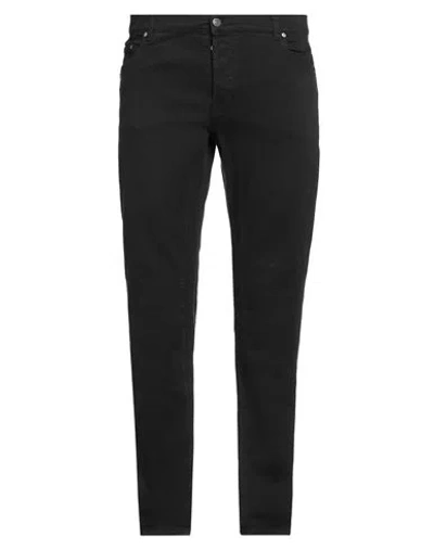 Grey Daniele Alessandrini Man Jeans Black Size 38 Cotton, Elastane