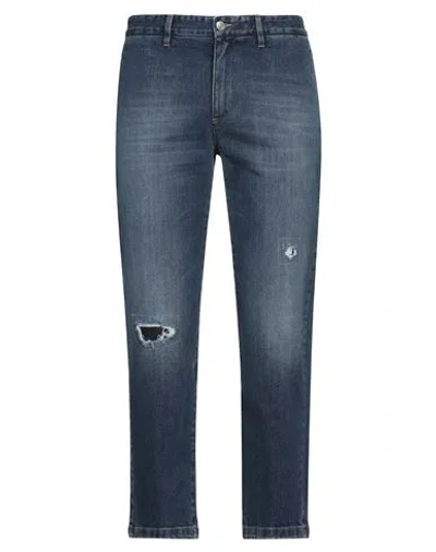 Grey Daniele Alessandrini Man Jeans Blue Size 30 Cotton, Elastane