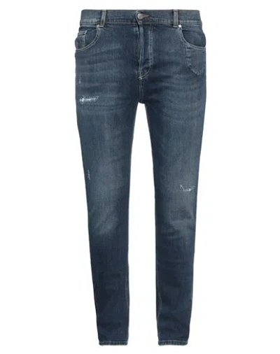 Grey Daniele Alessandrini Man Jeans Blue Size 31 Cotton, Elastane