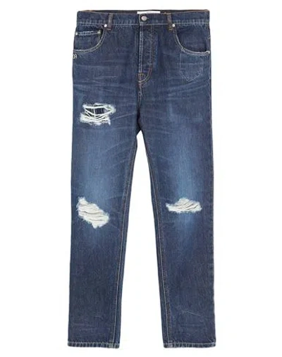 Grey Daniele Alessandrini Man Jeans Blue Size 32 Cotton