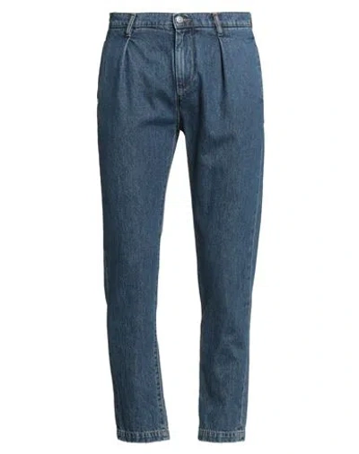 Grey Daniele Alessandrini Man Jeans Blue Size 32 Cotton
