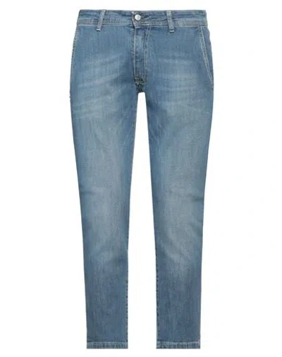 Grey Daniele Alessandrini Man Jeans Blue Size 32 Cotton, Elastane