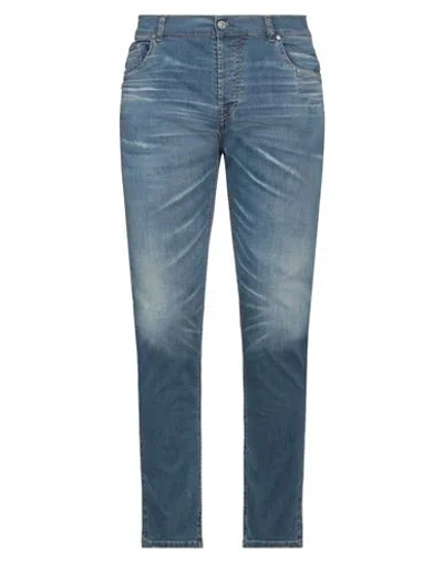 Grey Daniele Alessandrini Man Jeans Blue Size 32 Cotton, Elastane