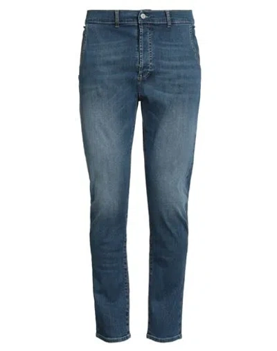 Grey Daniele Alessandrini Man Jeans Blue Size 32 Cotton, Elastane