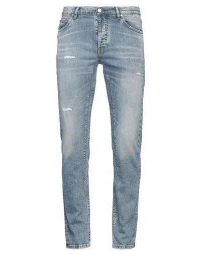 Grey Daniele Alessandrini Man Jeans Blue Size 32 Cotton, Elastane