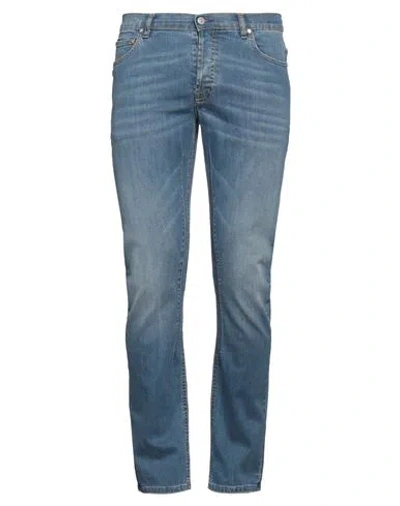 Grey Daniele Alessandrini Man Jeans Blue Size 32 Cotton, Elastane In Black