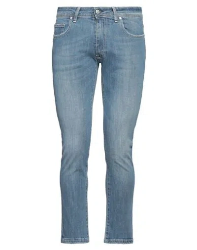 Grey Daniele Alessandrini Man Jeans Blue Size 32 Cotton, Elastane