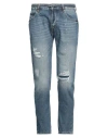 Grey Daniele Alessandrini Man Jeans Blue Size 33 Cotton In Blue