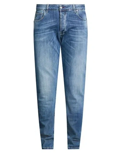 Grey Daniele Alessandrini Man Jeans Blue Size 38 Cotton, Elastane