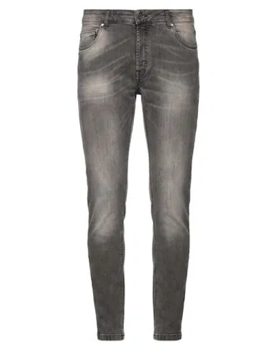 Grey Daniele Alessandrini Man Jeans Grey Size 36 Cotton, Elastane In Multi