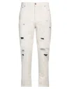 Grey Daniele Alessandrini Jeans In White