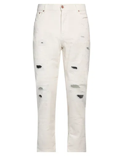 Grey Daniele Alessandrini Jeans In White