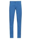 Grey Daniele Alessandrini Man Pants Azure Size 28 Cotton, Elastane In Blue