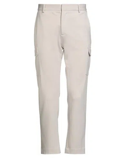 Grey Daniele Alessandrini Man Pants Beige Size 30 Polyester, Viscose, Elastane In Neutral